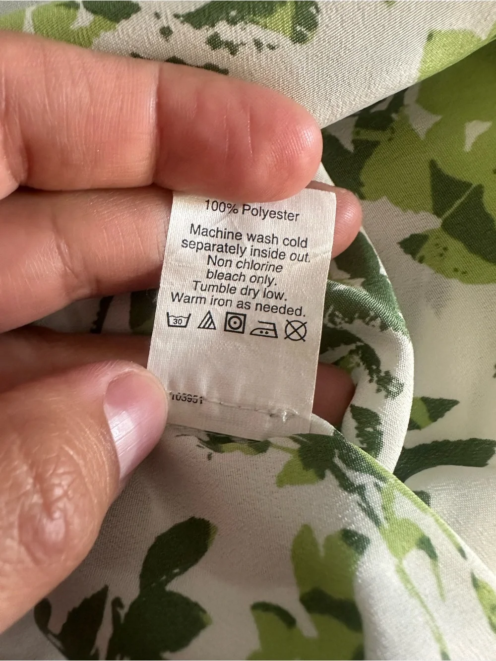 J. Crew White Sleeveless Top with Green Botanical Print